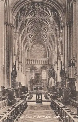 Oxford, Christ Church Cathedrale, Nave East ngl E5237