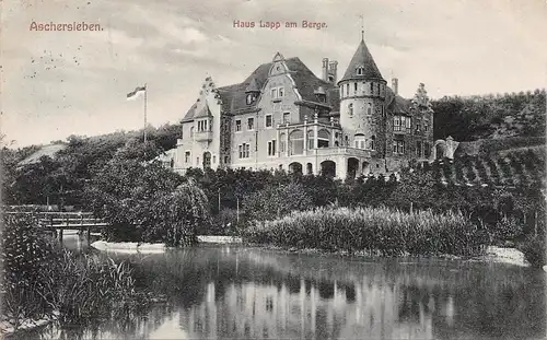 Aschersleben Haus Lapp am Berge gl1909 165.074