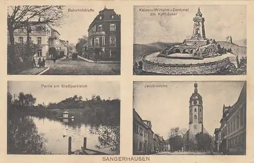 Sangerhausen, Mehrbildkarte feldpgl1915 E4290
