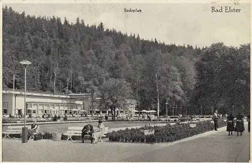 Bad Elster, Badeplatz gl1939 E4334