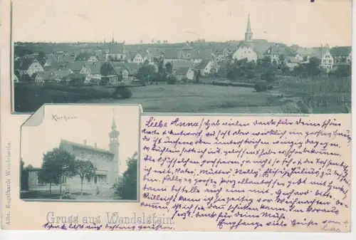 Wendelstein - Panorama und Kurhaus gl1899 228.301