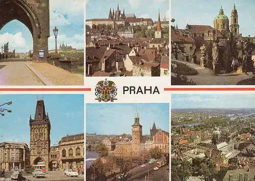 Praha, Mehrbildkarte ngl E6008
