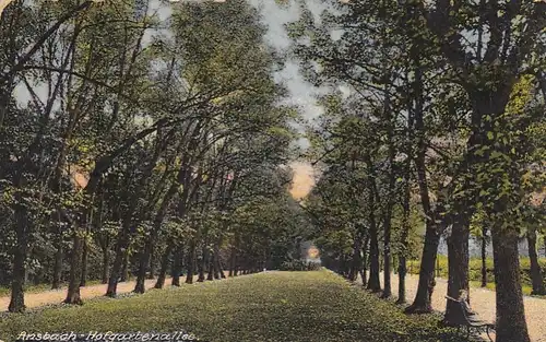 Ansbach, Hofgartenallee feldpgl1914 E7367