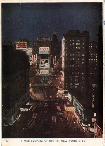 New York City NY Times Square Klappkarte gl1953 165.468