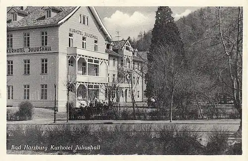 Bad Harzburg, Kurhotel Juliushall gl1957 E3890