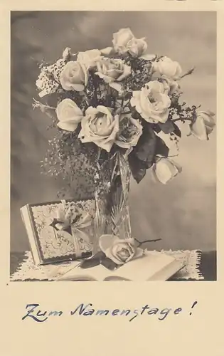 Namenstag-Gruß mit Blumen ngl E7435
