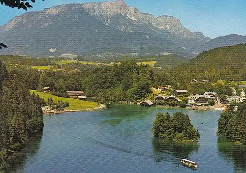 Königssee bei Berchtesgaden, Seelände mit Untersberg ngl E3567