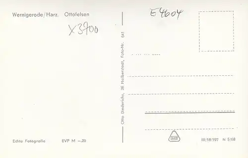 Wernigerode, Ottofelsen ngl E4604