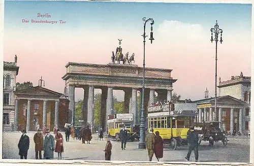 Berlin, das Brandenburger Tor ngl E6198