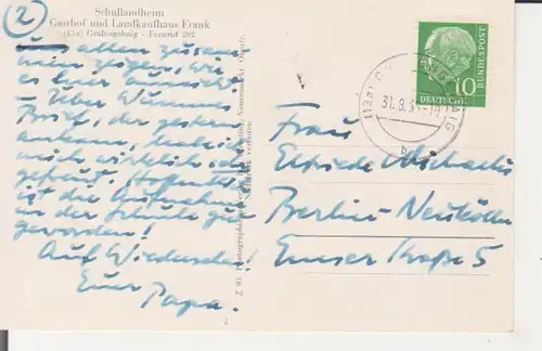 Grafengehaig - Gasthof zur Post gl1955 228.414