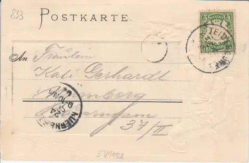 Teisendorf - Serie VII, Bauernbube N°11, Prägekarte gl1904? 227.744