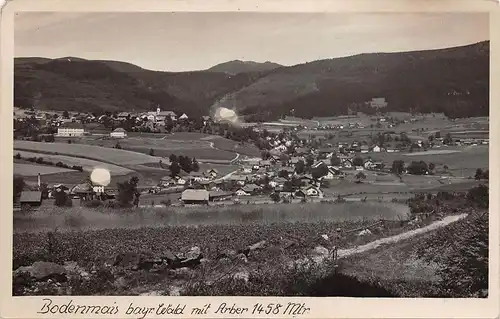 Bodenmais (Bayrischer Wald) Panorama mit Arber gl1937 167.137