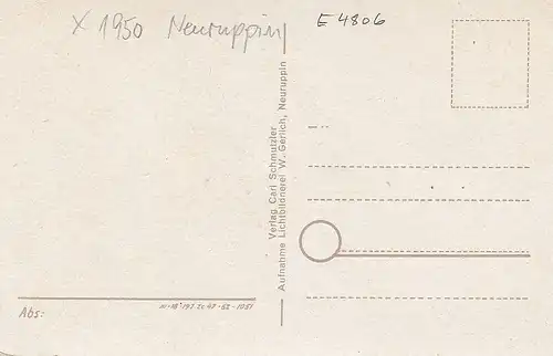 Ruppiner Wald- u.Seengebiet: Binenwalde am Kalksee ngl E4806