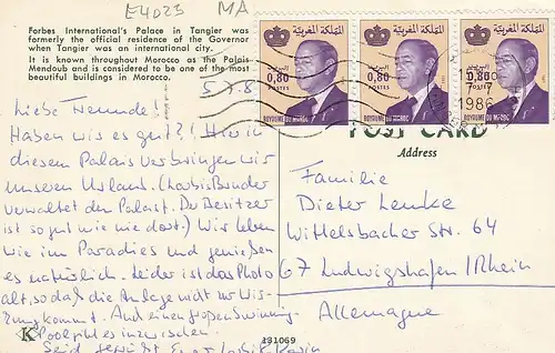 Marokko, Forbes International's Palace ngl E4023