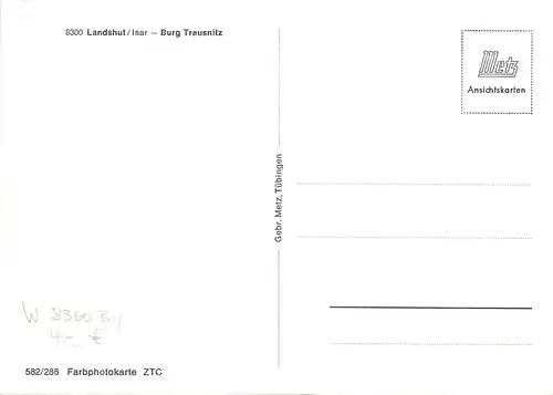 Landshut a. d. Isar - Burg Trausnitz ngl 167.183