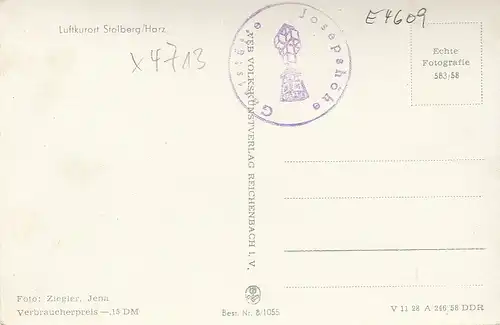 Stolberg im Harz, Teilansicht ngl E4609