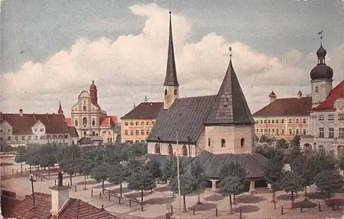 Altötting - Blick vom Kapellplatz auf St. Anna gl1908 167.229