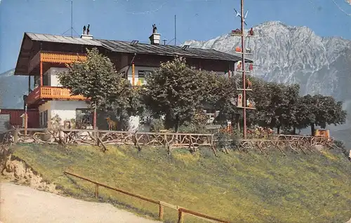 Bad Reichenhall Alpengaststätte z. Schroffen gl1924 164.836