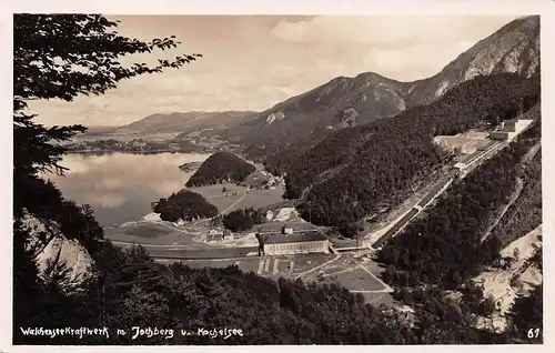 Walchensee Kraftwerk mit Jochberg u. Kochelsee ngl 164.865