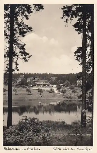 Hahnenklee, Oberharz, Blick über den Kranichsee ngl E4119