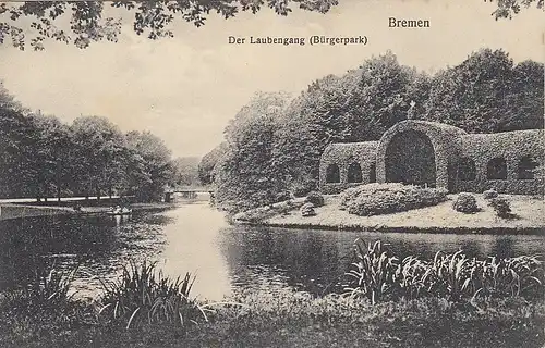 Bremen, Der Laubengang, Bürgerpark ngl E7697