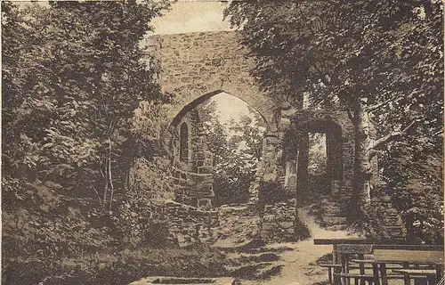Schloßkapelle Ruine Greifenstein bei Bad Blankenburg/Thür. ngl E4777