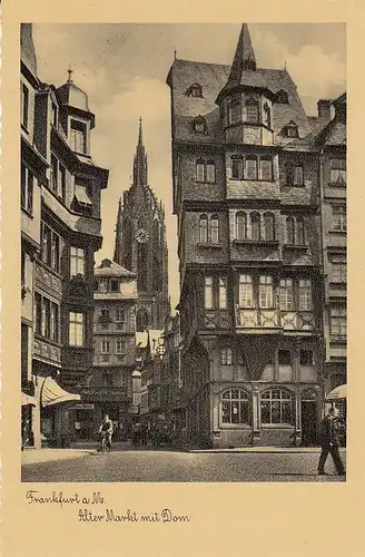 Frankfurt a.M., Alter Markt mit Dom ngl E4144