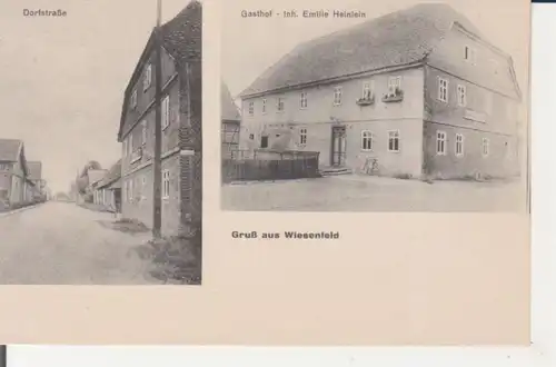 Wiesenfeld bei Meeder - Dorfstraße und Gasthof Heinlein ngl 228.429