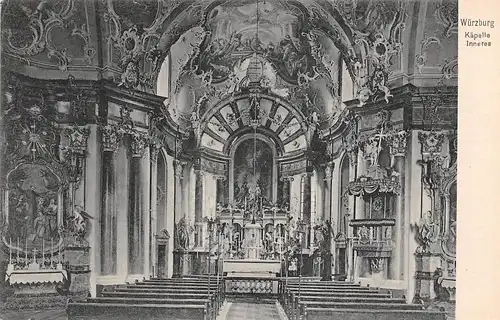 Würzburg - Käppele, Innenansicht ngl 167.386