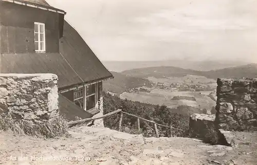 Oybin, Zittauer Gebirge, an der Hochwaldbaude ngl E4920