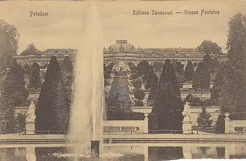 Potsdam. Schloss Sanssouci, Grosse Fontaine ngl E4754