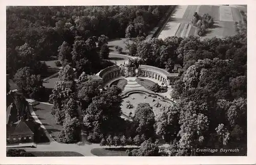 Bayreuth - Schloß Eremitage, Luftaufnahme gl193? 166.626