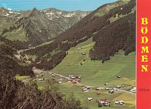 Kleinwalsertal, Bödmen mit Unspitze ngl E3812