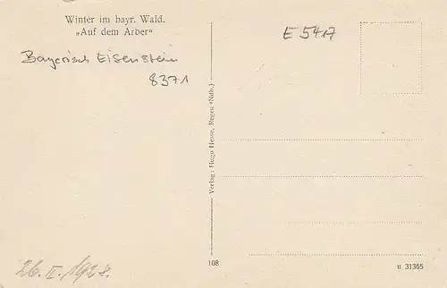 Bayerischer Wald, Winter auf dem Arber ngl E5417