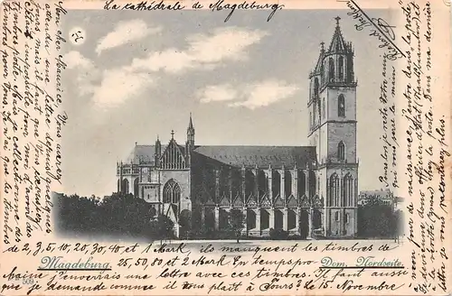 Magdeburg Dom Nordseite gl1900 165.020