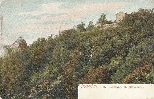 Bodetal im Harz, Hotel Roßtrappe ngl E5427