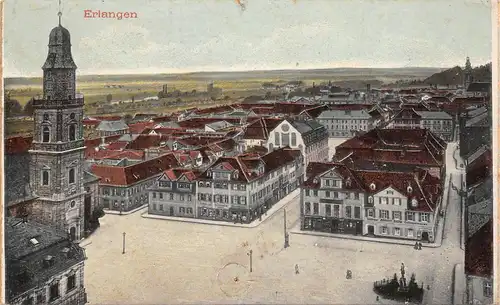 Erlangen - Panorama gl1915 166.422