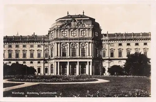 Würzburg - Residenz, Gartenfassade ngl 167.428
