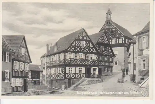 Burgkunstadt - Fachwerkhäuser am Rathaus ngl 228.431