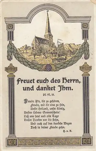 Religion: Freut euch des Herrn, und danket ihm ... gl1919 E7902