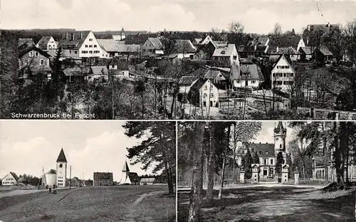 Schwarzenbruck - Panorama und Teilansichten ngl 166.470