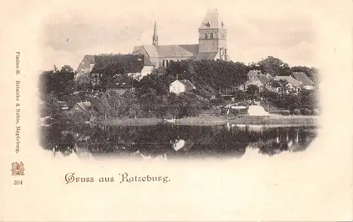 Ratzeburg Blick auf den Dom ngl 165.818