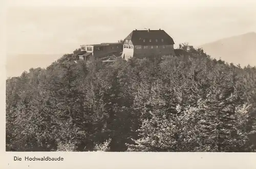 Oybin, Zittauer Gebirge, Hochwaldbaude ngl E4835