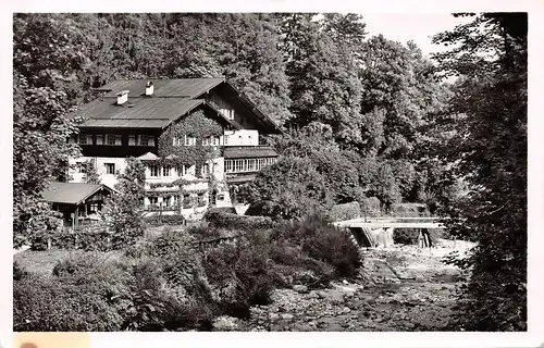 Gasthaus zur Kugelmühle an der Almbachklamm gl1952 165.838