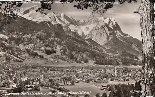 Garmisch-Partenkirchen gegen Zugspitzgruppe ngl E7985