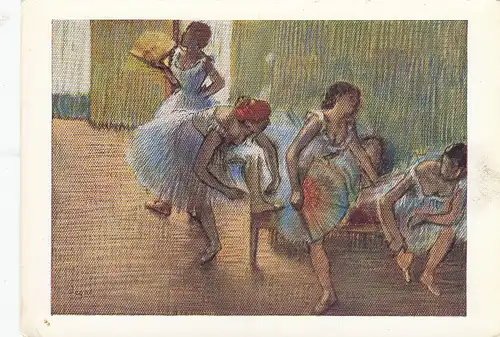 EDGAR DEGAS Danseuses sur un Banquette ngl E6709