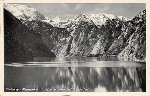 Königssee v. Malerwinkel Steinernes Meer Schönfeldspitze gl1949 165.933