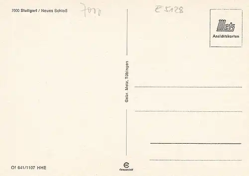 Stuttgart, Neues Schloß ngl E5128
