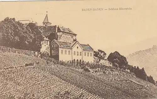 Baden-Baden, Schloß Eberstein feldpgl1916 E6764