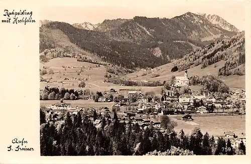 Ruhpolding mit Hochfelln gl1954 165.984